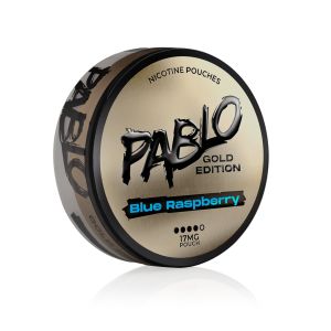 Pablo Gold Edition Blue Raspberry Nicotine Pouches 17mg 4 dot